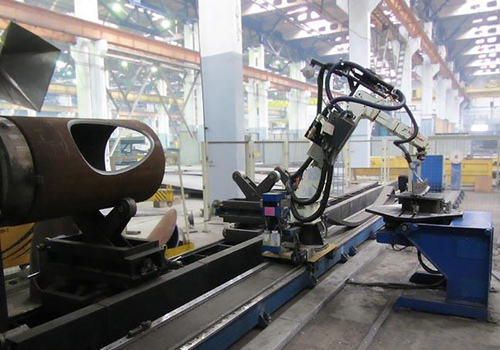 Plasma Cutting Industrial Pipe