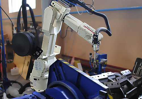 Robotic Welding Rock Grinder
