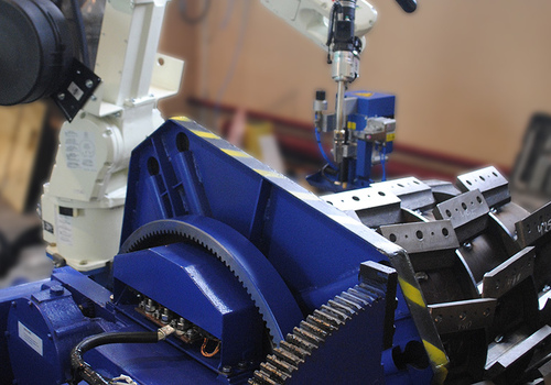 Robotic Welding Rock Grinder