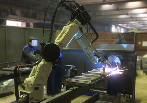 Robotic Welding Industrial Storage Racks