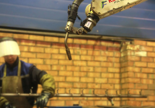 Robotic Welding Industrial Storage Racks