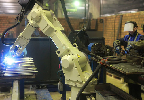 Robotic Welding Industrial Storage Racks
