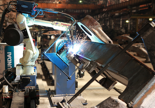 Robotic Scanning and Welding Locomotive Frames