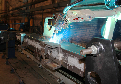 Robotic Scanning and Welding Locomotive Frames