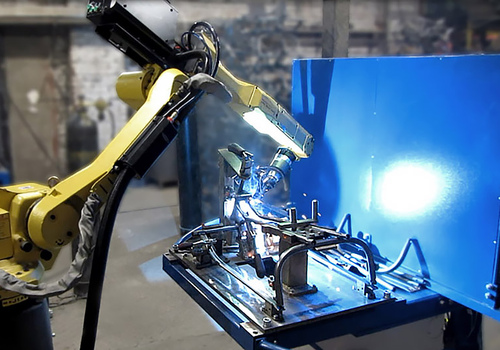 Robotic Welding Snow Racer Frames