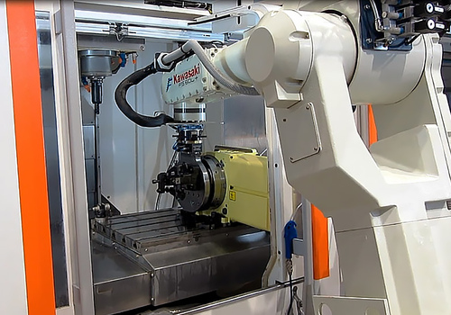 Robotic Loading/Unloading Machining Centre