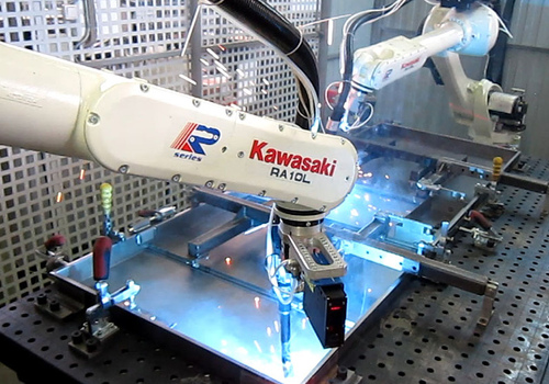 Robotic Welding Industrial Door Frames