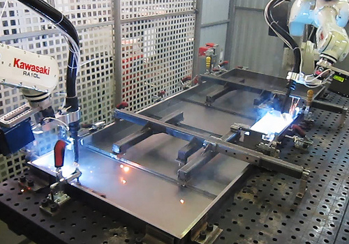 Robotic Welding Industrial Door Frames
