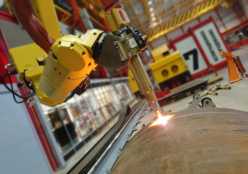 Robotic Gas Flame Cutting