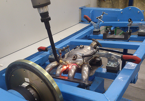 Robotic Welding Exhaust Manifold