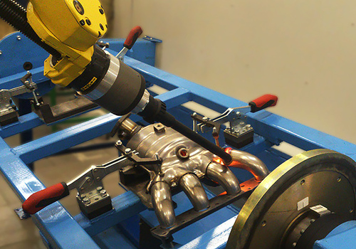 Robotic Welding Exhaust Manifold