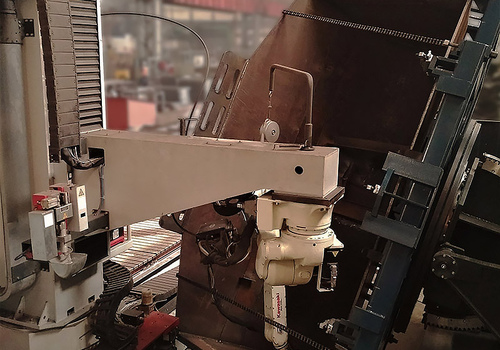 Robotic Bulldozer Bucket Welding