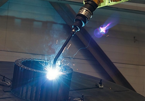 Robotic Welding Fan Turbines