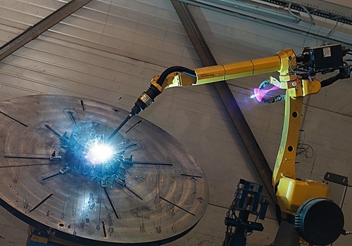 Robotic Welding Fan Turbines