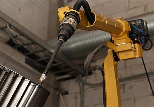 Robotic Welding Fan Turbines