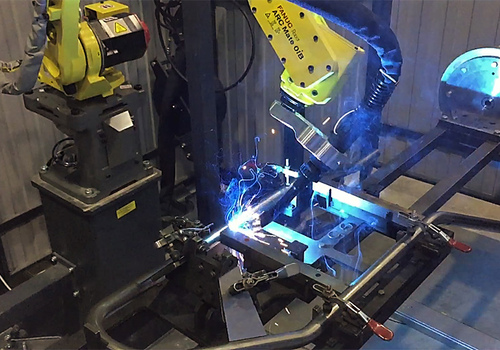 Robotic Welding for Wheeled Carts