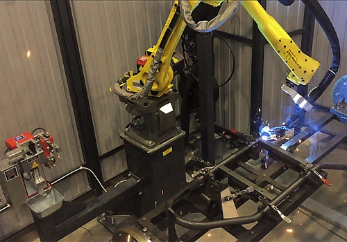 Robotic Welding for Wheeled Carts