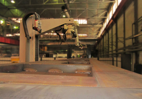 Robotic Welding Railway Cars