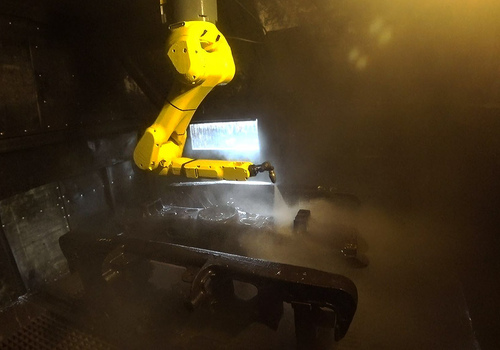 Robotic Washing Railway Bogies