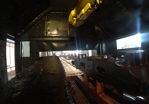 Robotic Washing Railway Bogies