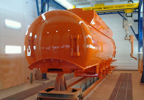 Robotic Rail Car Painting