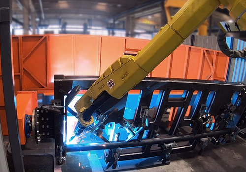 Robotic Welding Roller Supports