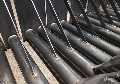 Robotic Welding Roller Supports