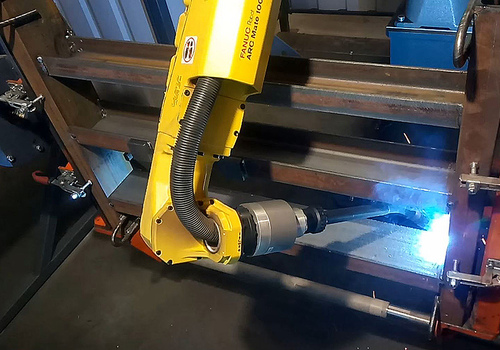 Robotic Welding Elevator Floors