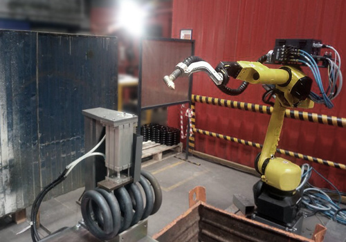 Robotic Plasma Spring Cutting
