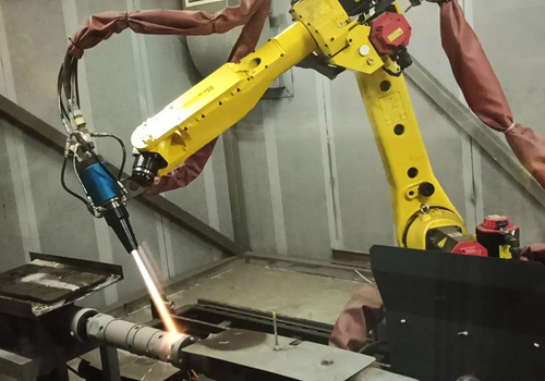 Robotic Gas Flame Hardening
