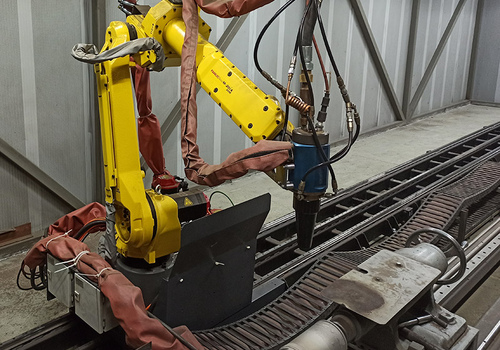 Robotic Gas Flame Hardening