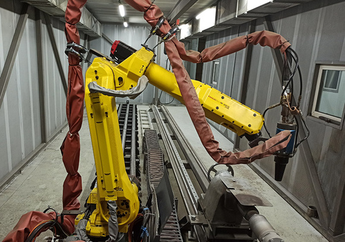 Robotic Gas Flame Hardening