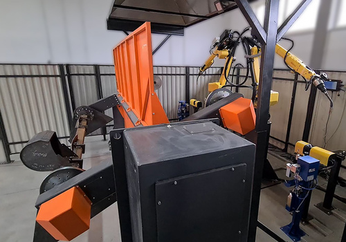 Robotic Double Axis Welding Positioner
