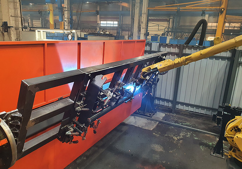 Robotic Welding Roller Frame