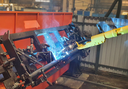 Robotic Welding Roller Frame