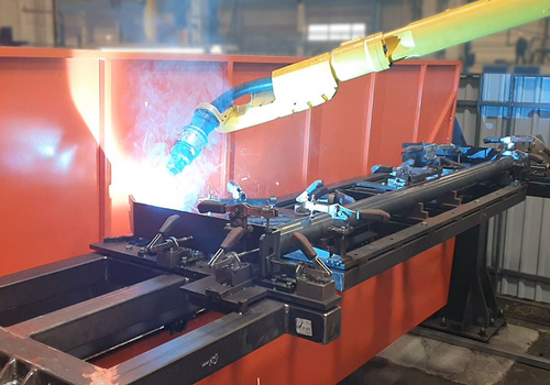 Robotic Welding Roller Frame
