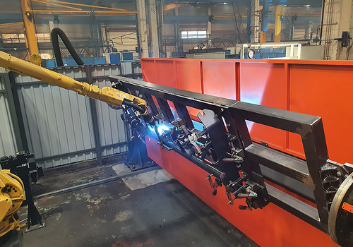 Robotic Welding Roller Frame