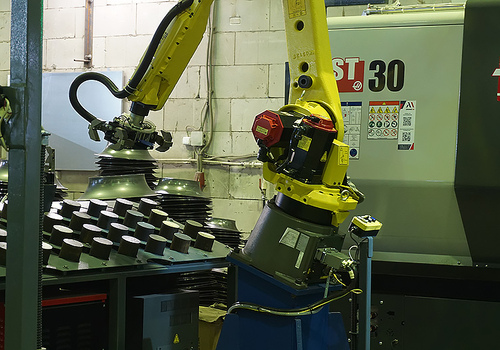 HAAS Machine Tool Centre Loading