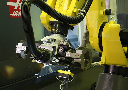 HAAS Machine Tool Centre Loading