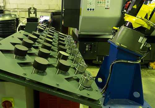 HAAS Machine Tool Centre Loading