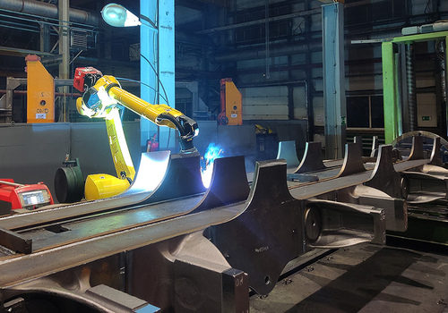 Robotic Welding Railway Bogies