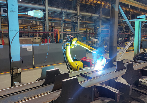 Robotic Welding Railway Bogies