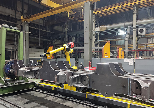Robotic Welding Railway Bogies