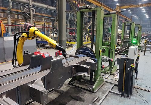 Robotic Welding Railway Bogies