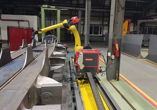 Robotic Welding Railway Bogies