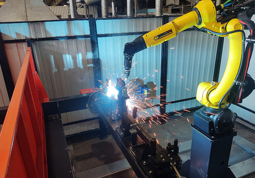 Robotic Welding Door Hinges