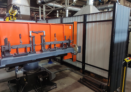 Robotic Welding Door Hinges