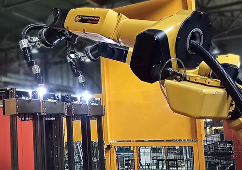 Robots for Plasma Welding Columns