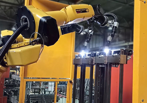 Robots for Plasma Welding Columns