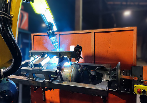 Robotic Welding Compressor Tank